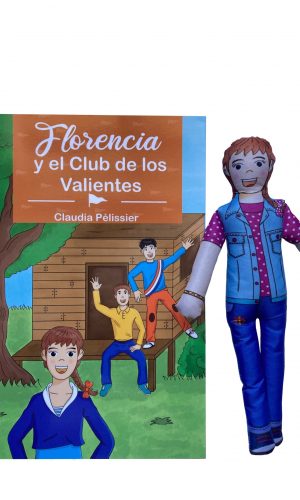 Pack muñeca Florencia + libro Florencia y el Club de los Valientes