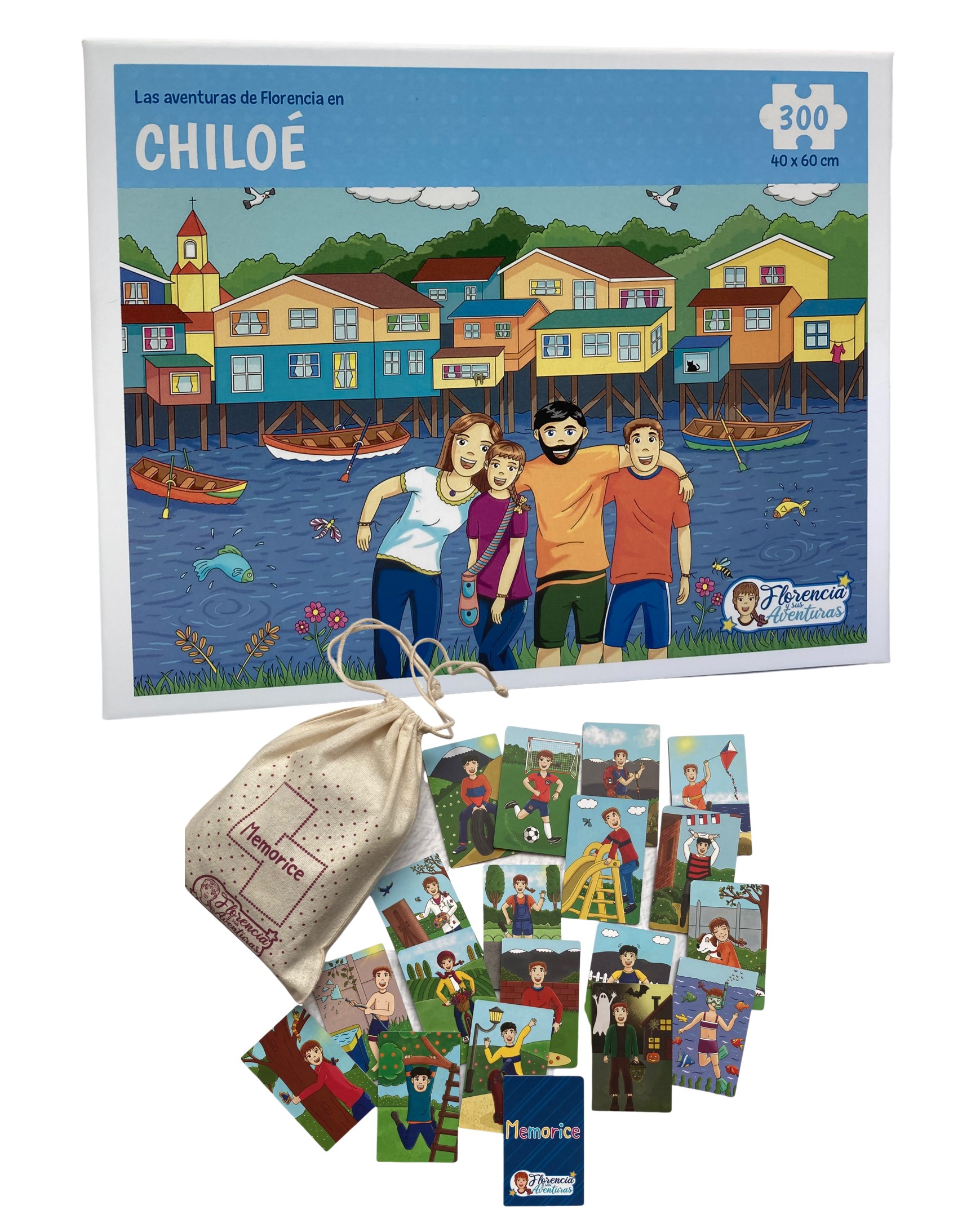 ROMPECABEZAS CHILOÉ + MEMORICE DE REGALO