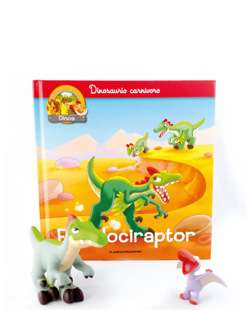 Libro – El mundo de los Dinos – El Velociraptor – Florencia y sus Aventuras