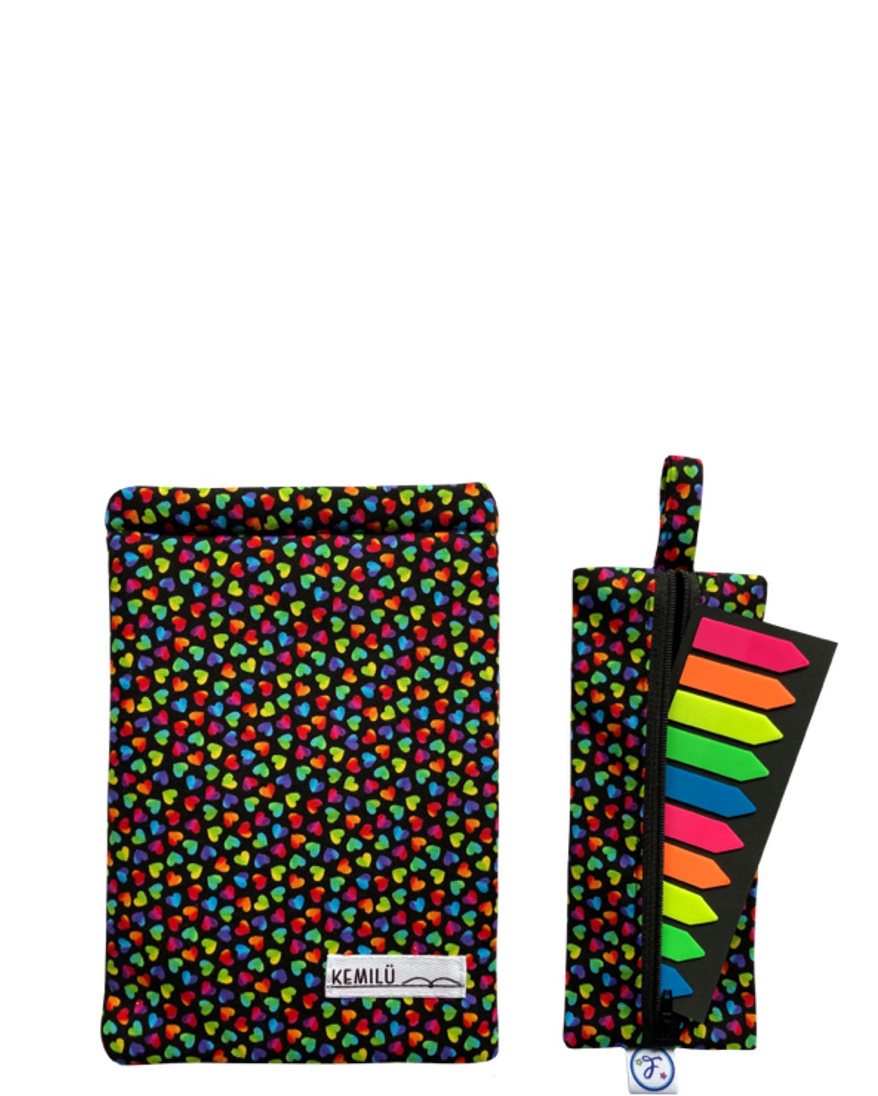 FUNDA + ESTUCHE CORAZONES FUNDA + ESTUCHE CORAZONES