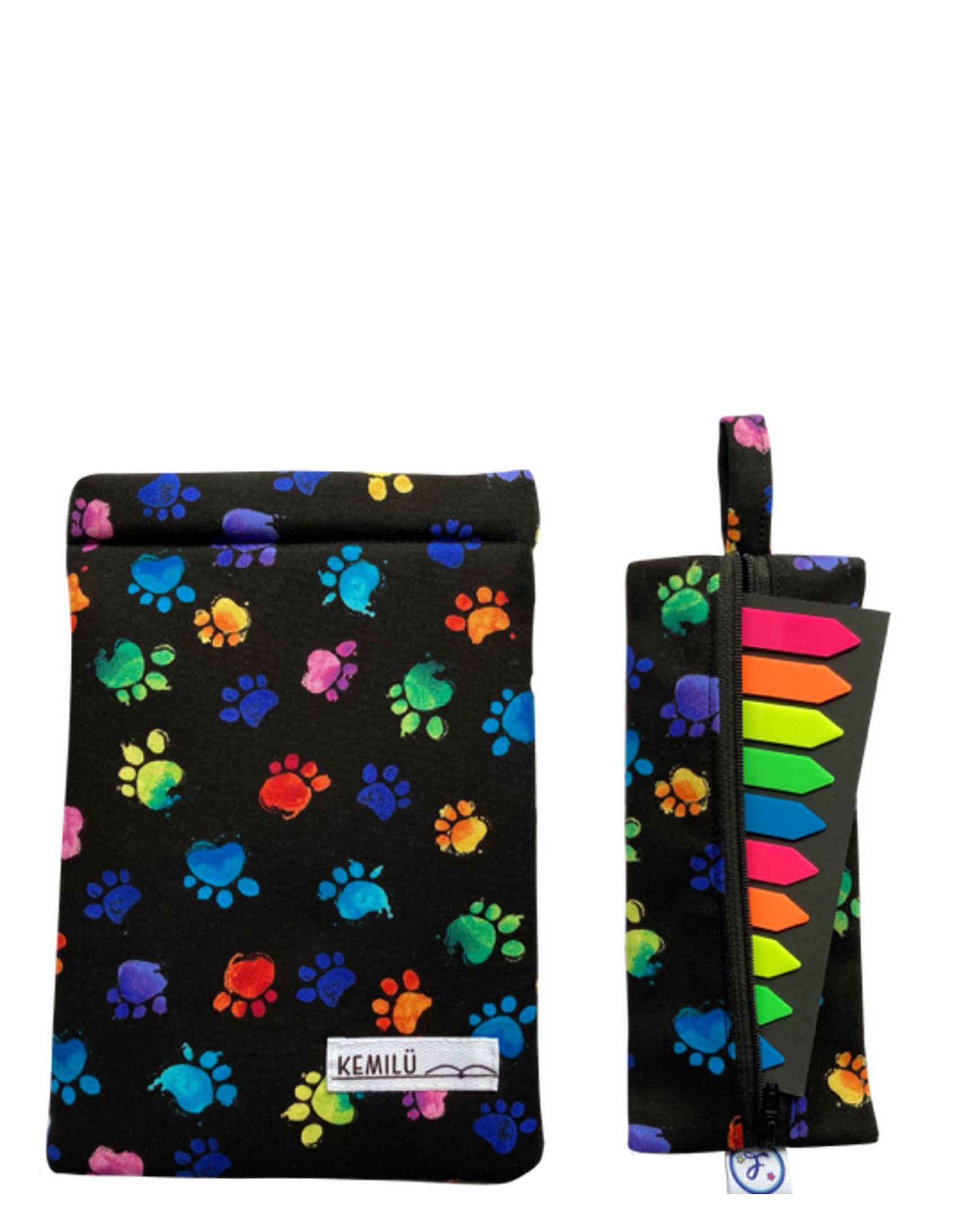 FUNDA + ESTUCHE PATITAS
