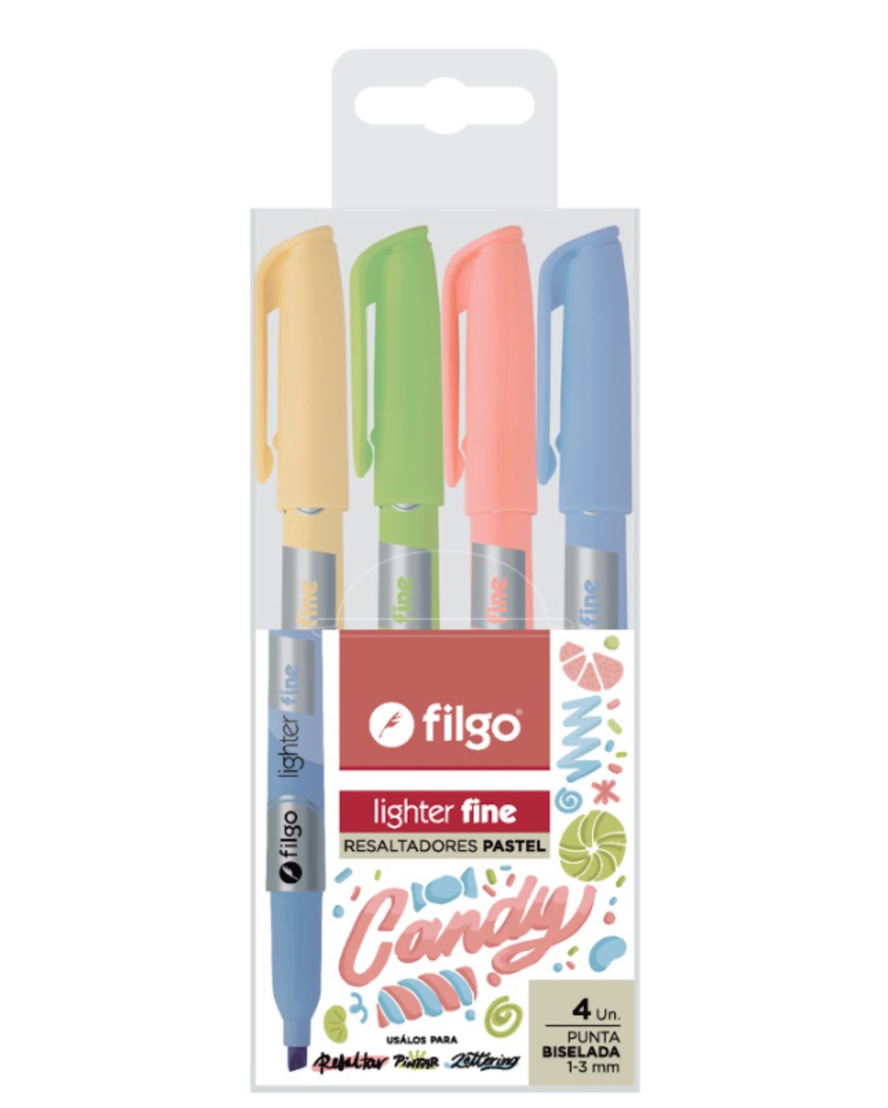 DESTACADORES PASTEL CANDY