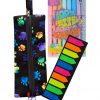 PACK ESTUCHE PATITAS CON MARCADORES PASTEL