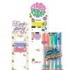 PACK BANDERITAS ADHESIVAS MAS LAPICES PASTELES