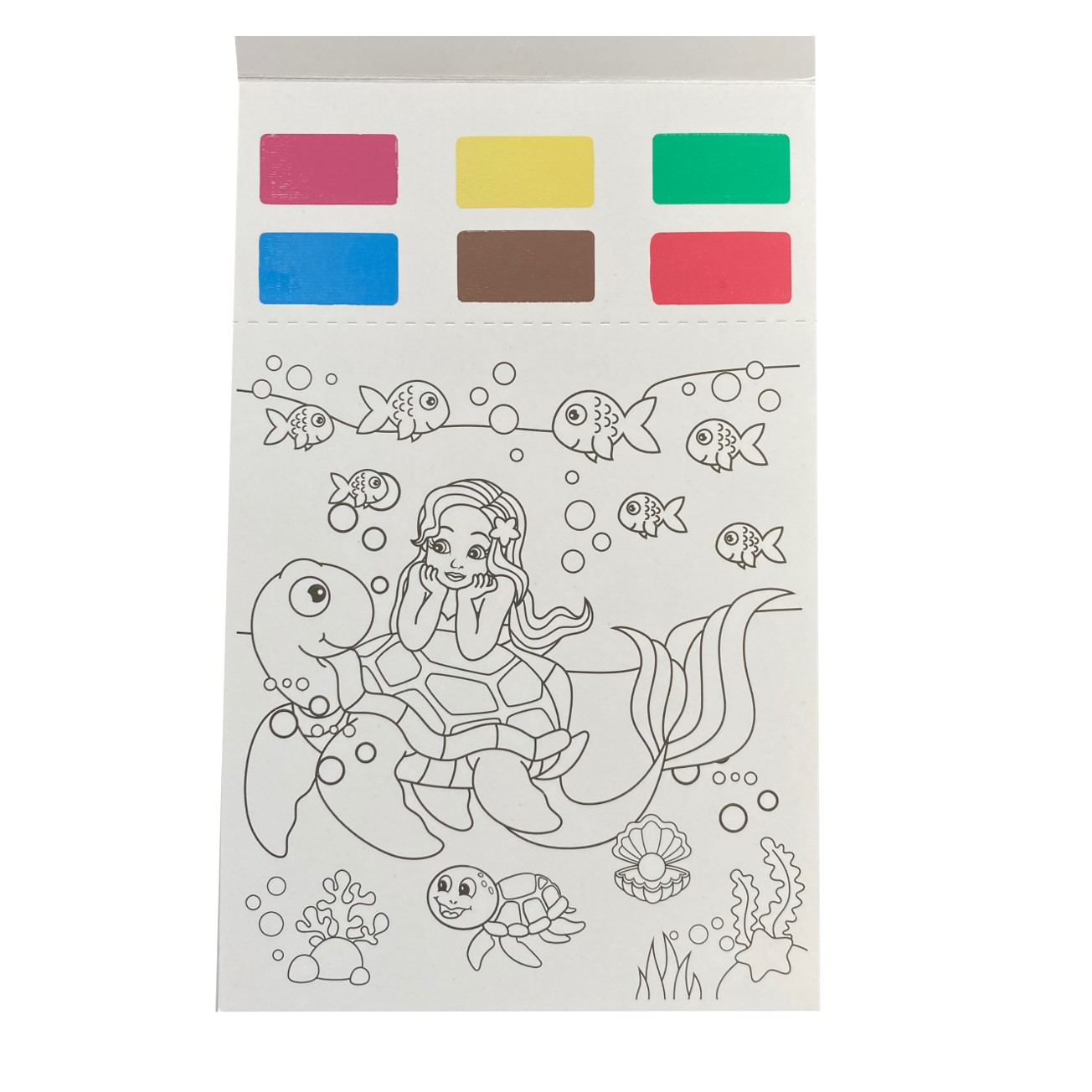 LIBRO PINTAR ACUARELA SIRENAS 2