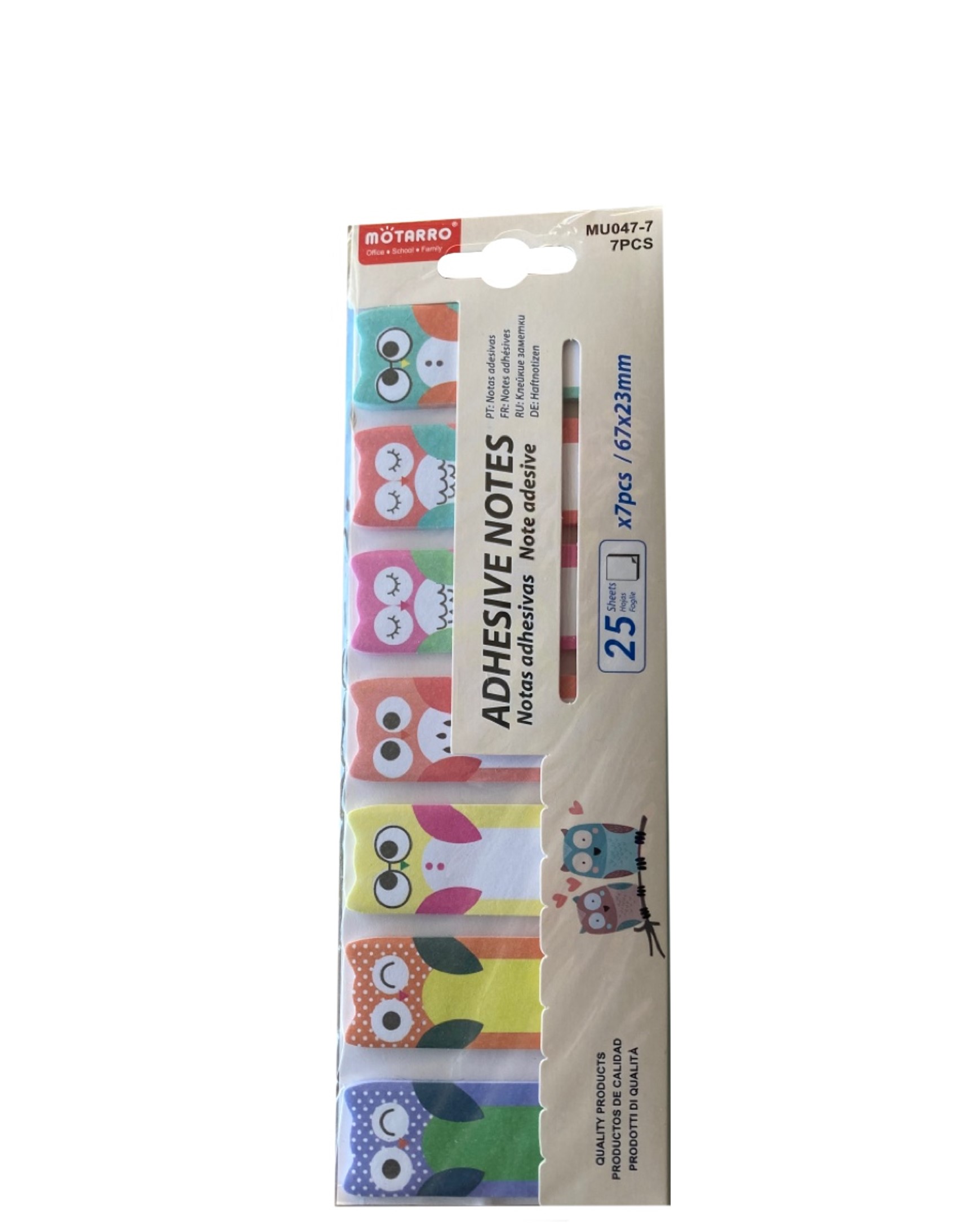 NOTAS ADHESIVAS BUHOS