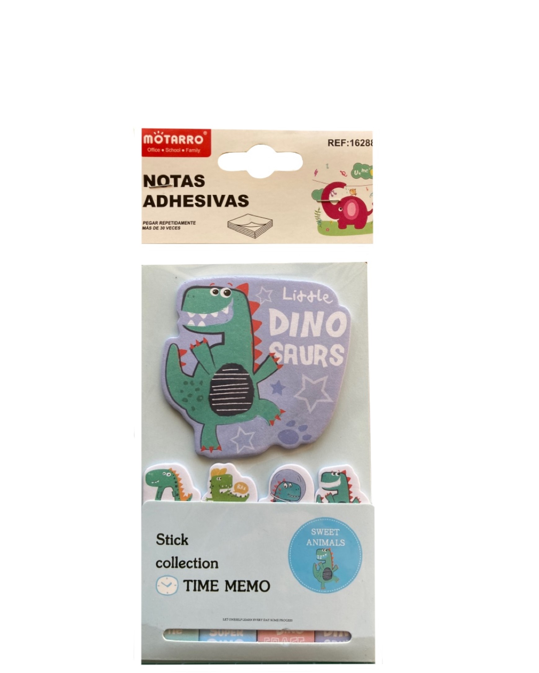 NOTAS ADHESIVAS DINOSAURIOS