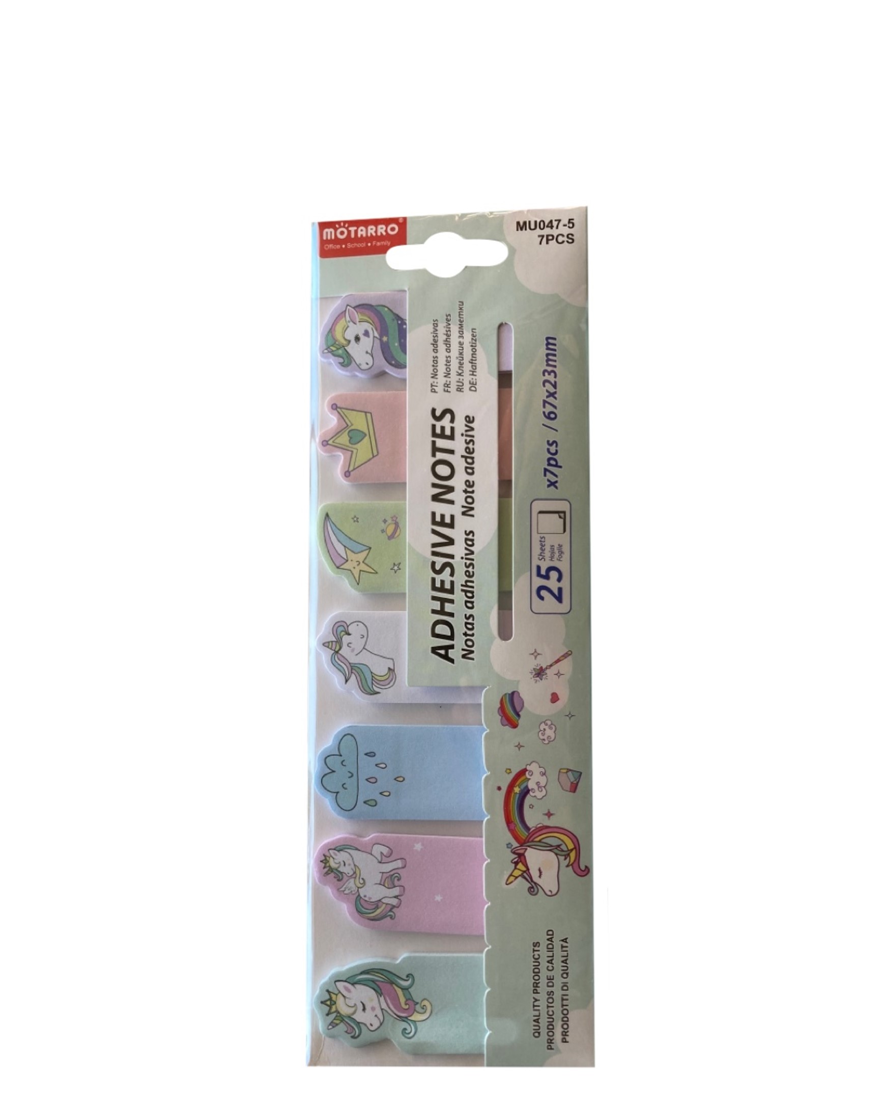 NOTAS ADHESIVAS UNICORNIOS