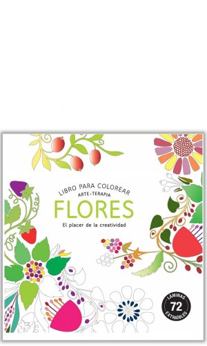 Libro para colorear Arte Terapia Flores