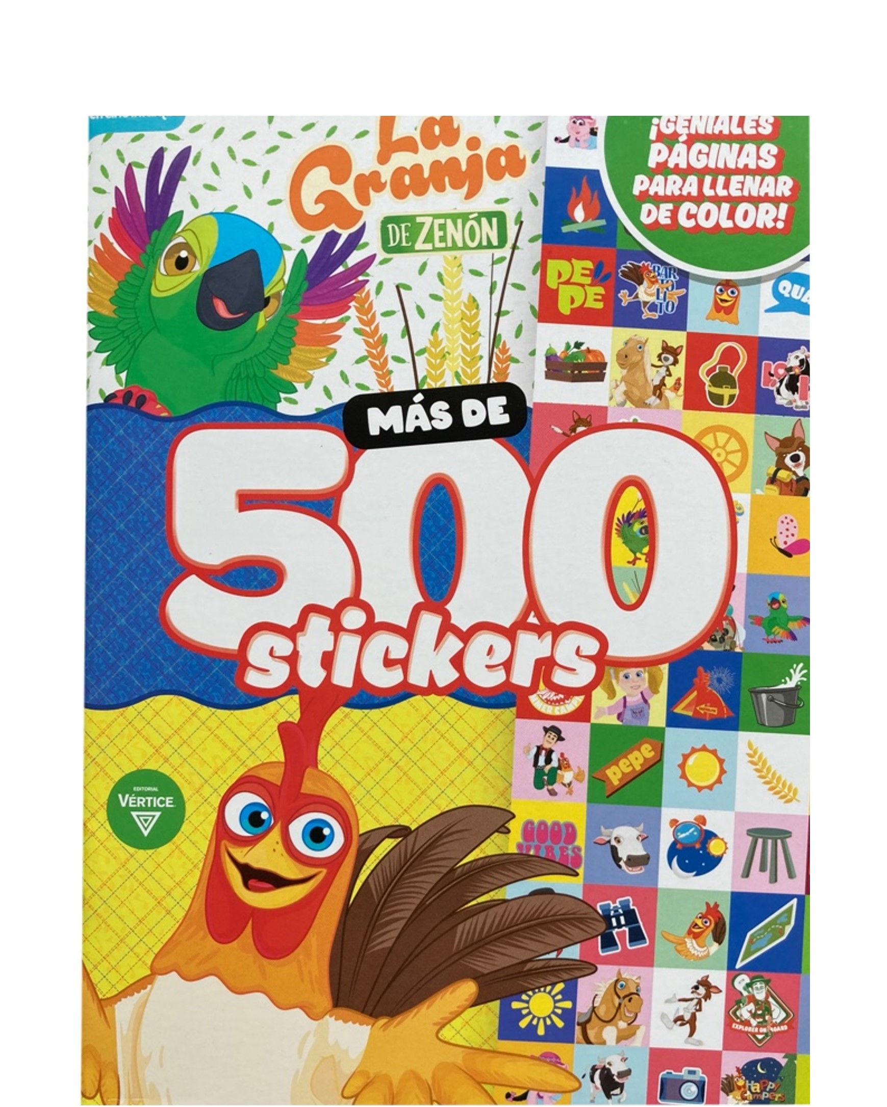 LA GRANJA DE ZENON MAS 500 STICKERS LA GRANJA DE ZENON MAS 500 STICKERS