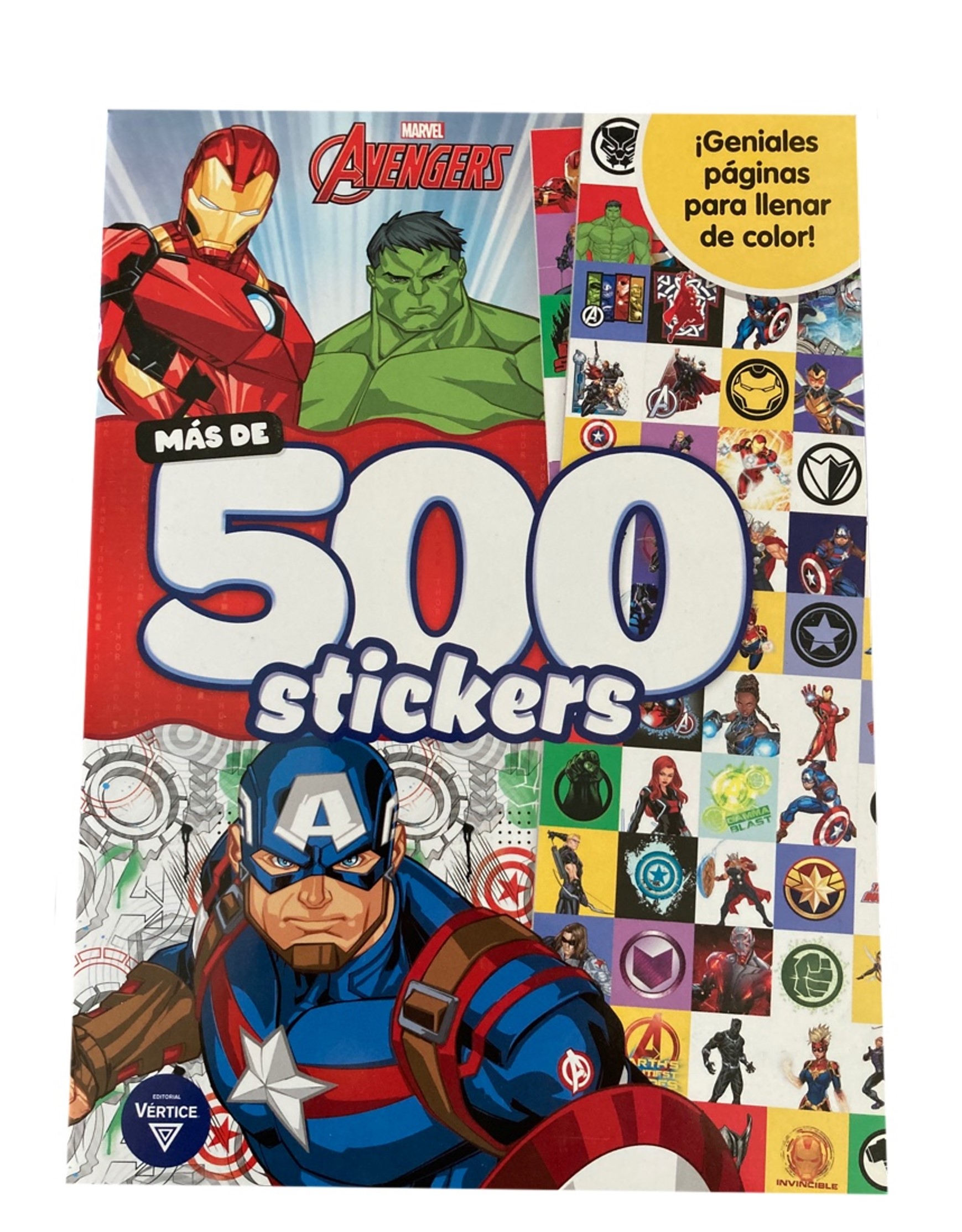 MARVEL AVENGERS + 500 STICKERS