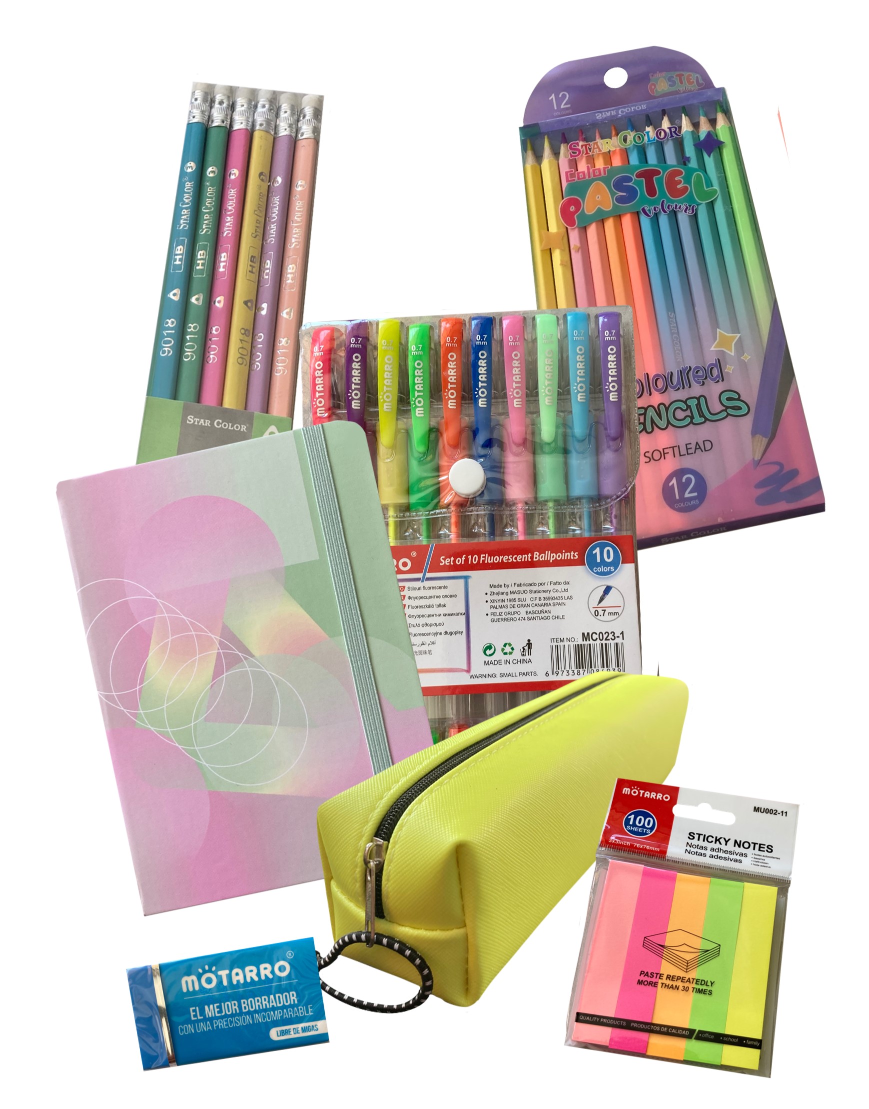 PACK ESCOLAR PASTEL PACK ESCOLAR PASTEL