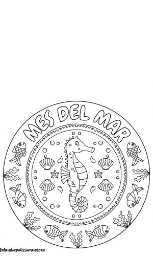 Mandalas – Mes del Mar / Material descargable