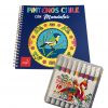 PINTEMOS CHILE CON MANDALAS + MARCADORES 18 COLORES