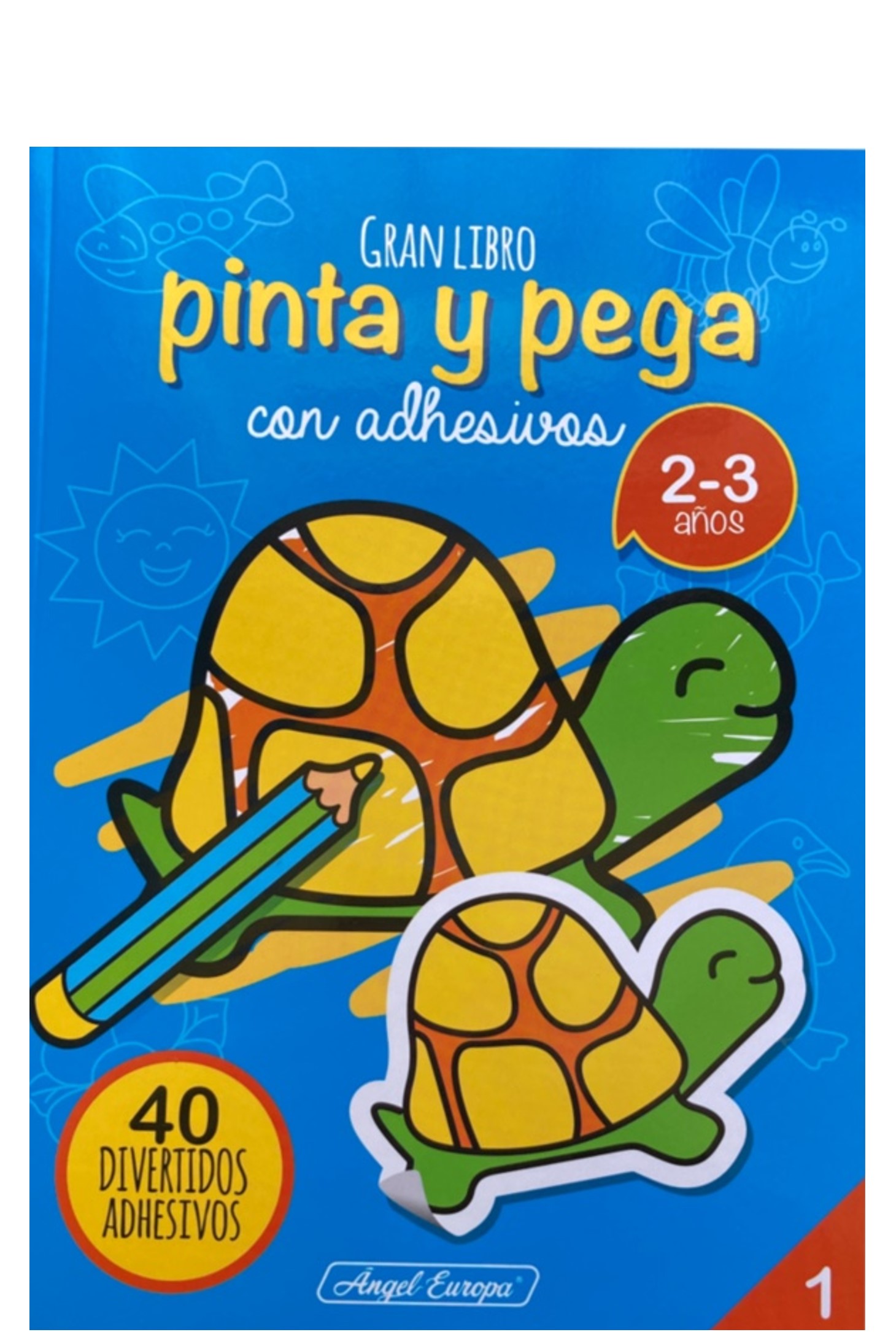 GRAN LIBRO PINTA Y PEGA CON ADHESIVOS 1 GRAN LIBRO PINTA Y PEGA CON ADHESIVOS 1