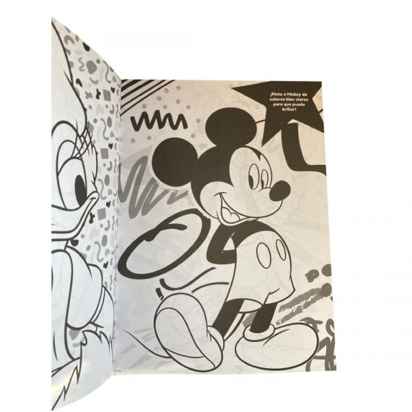 LIBRO PARA COLOREAR MICKEY CON STICKERS