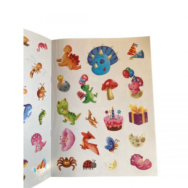 LA SORPRESA DEL DINO CON STICKERS