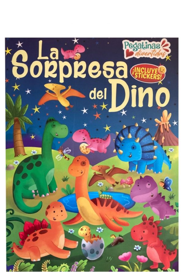 LA SORPRESA DEL DINO CON STICKERS