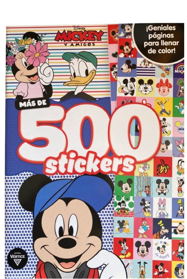 MICKEY Y SUS AMIGOS + 500 STICKERS