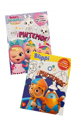 Pack libros Pintemos Bebés Llorones + Blippi