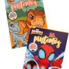PINTEMOS JURASSIC WORLD + MARVEL SPIDEY