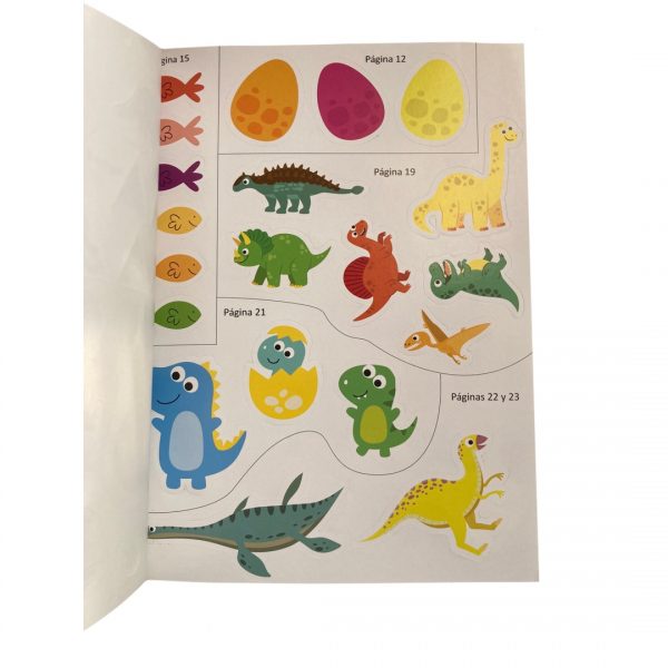 DINOSAURIOS MI LIBRO DE ACTIVIDADES CON STICKERS 1