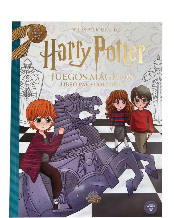 HARRY POTTER JUEGOS MÁGICOS LIBRO PARA COLOREAR