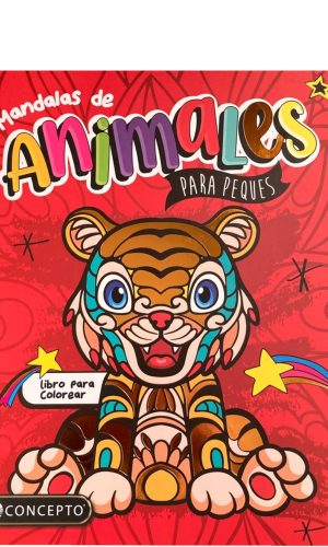 Libro para colorear – Mandalas de animales para peques