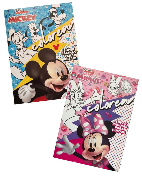 PACK LIBROS PARA COLOREAR MICKEY Y MINNIE