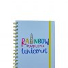 LIBRETA RAINBOW UNICORN
