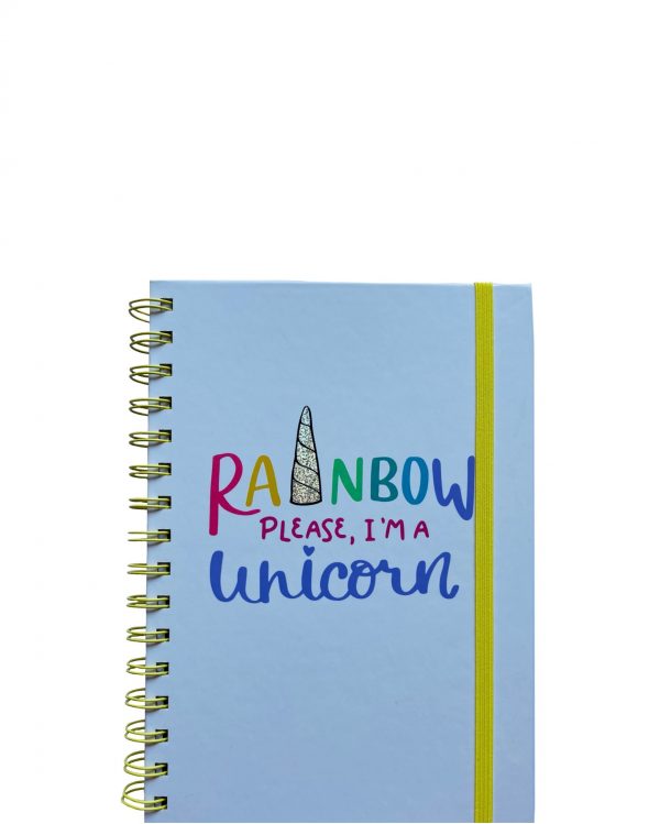 LIBRETA RAINBOW UNICORN