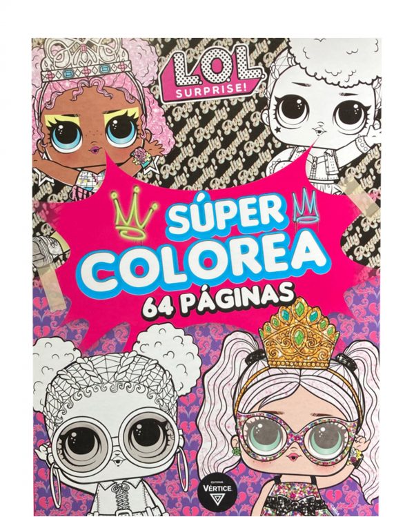 SUPER COLOREA 64 PAGINAS LOL SURPRISE