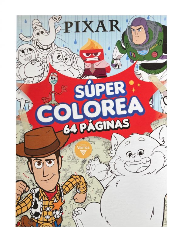 SUPER COLOREA 64 PAGINAS PIXAR