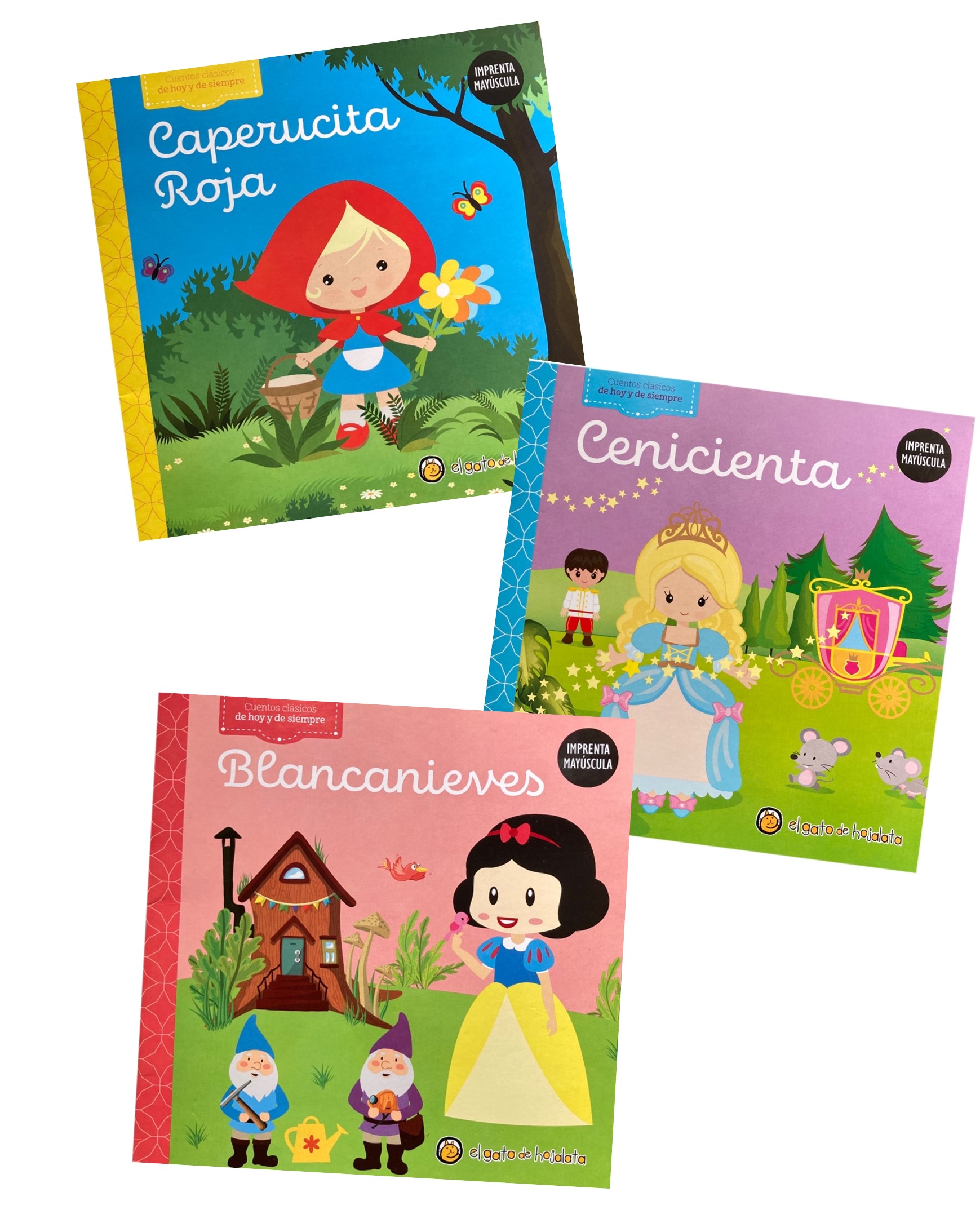 CAPERUCITA + CENICIENTA + BLANCANIEVES