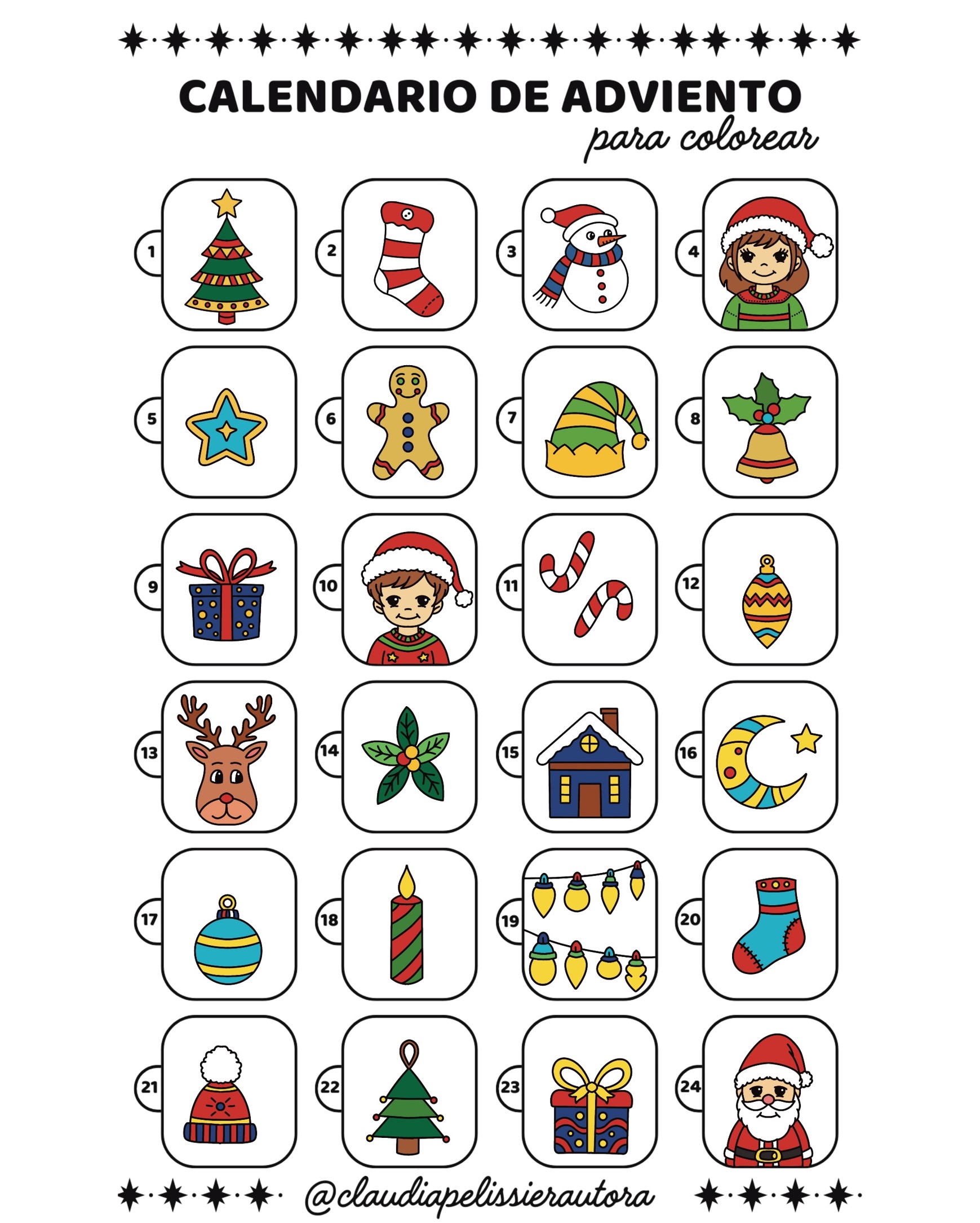 CALENDARIO DE ADVIENTO CALENDARIO DE ADVIENTO
