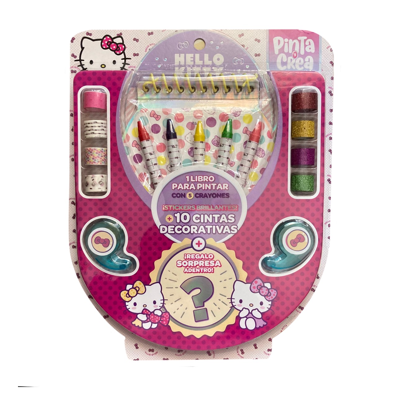 HELLO KITTY PINTA Y CREA