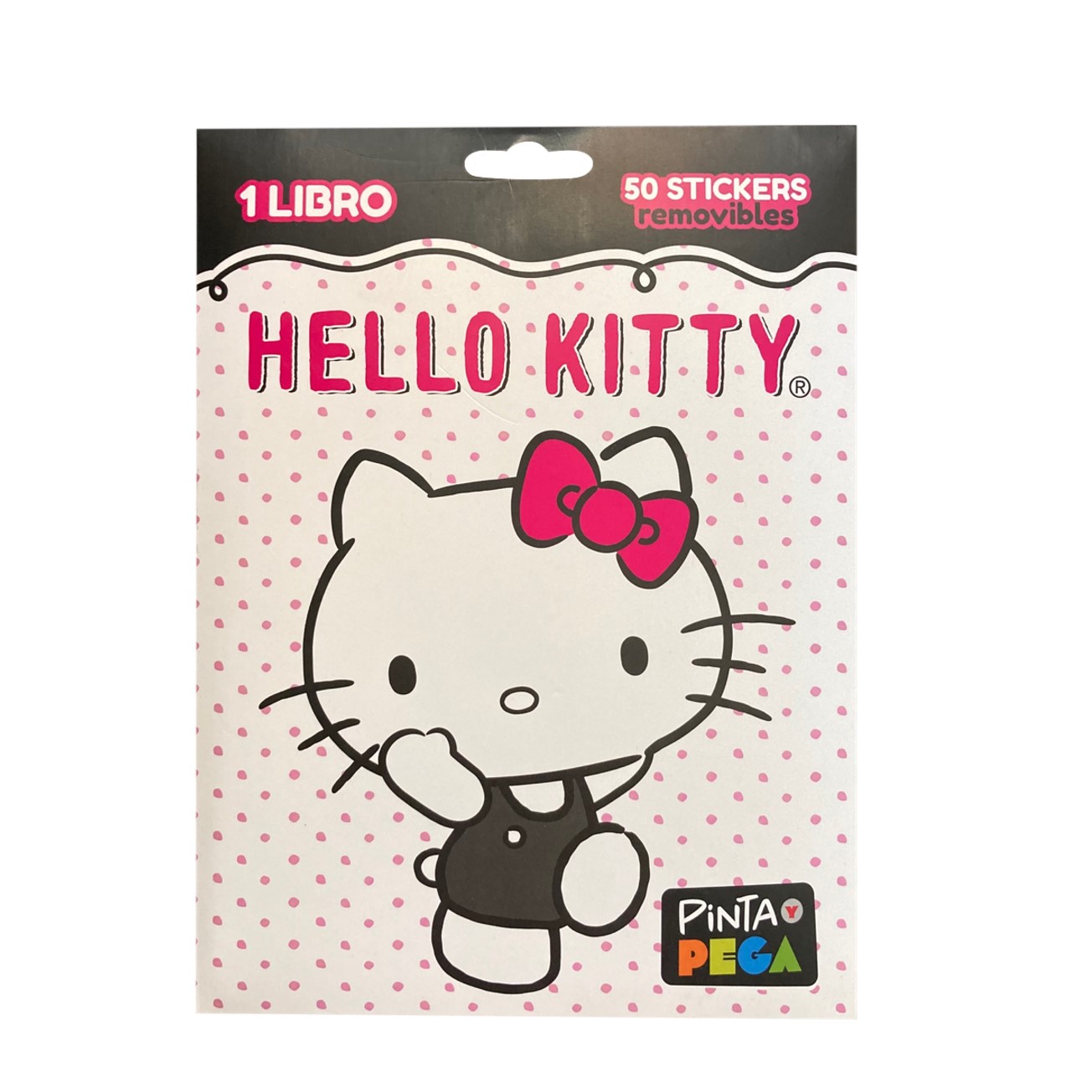 LIBRO HELLO KITTY CON STICKERS REMOVIBLES