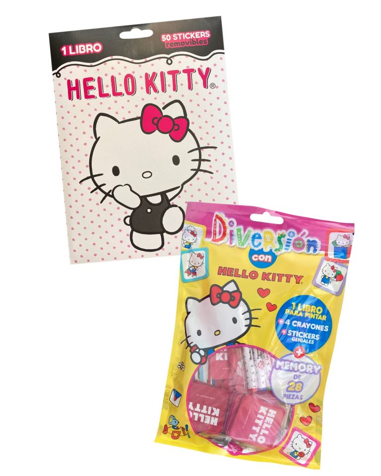 Pack Libro Stickers Hello Kitty + Set Diversión con Hello Kitty ...