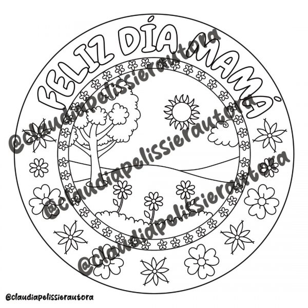 DÍA DE LA MAMÁ CON MANDALAS