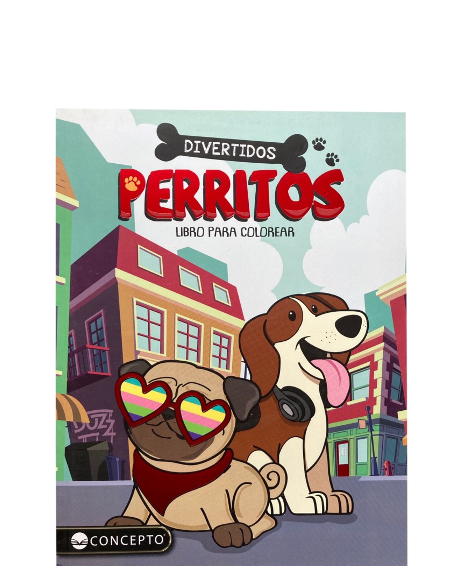 DIVERTIDOS PERRITOS PARA COLOREAR