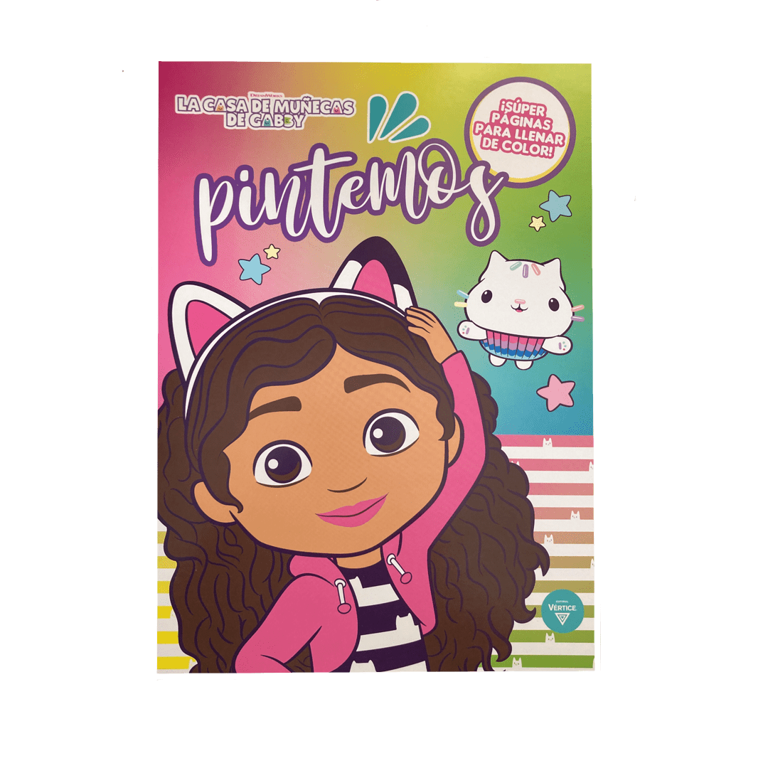 PACK PINTEMOS BARBIE GABBY HELLO KITTY CON LAPICES