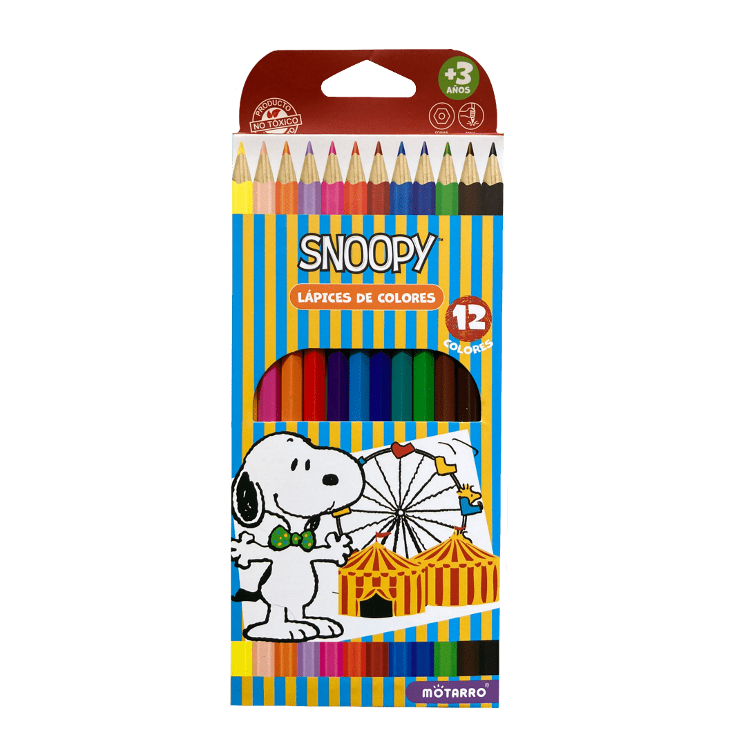 PACK PINTEMOS INTENSAMENTE BLUEY STITCH CON LAPICES SNOOPY