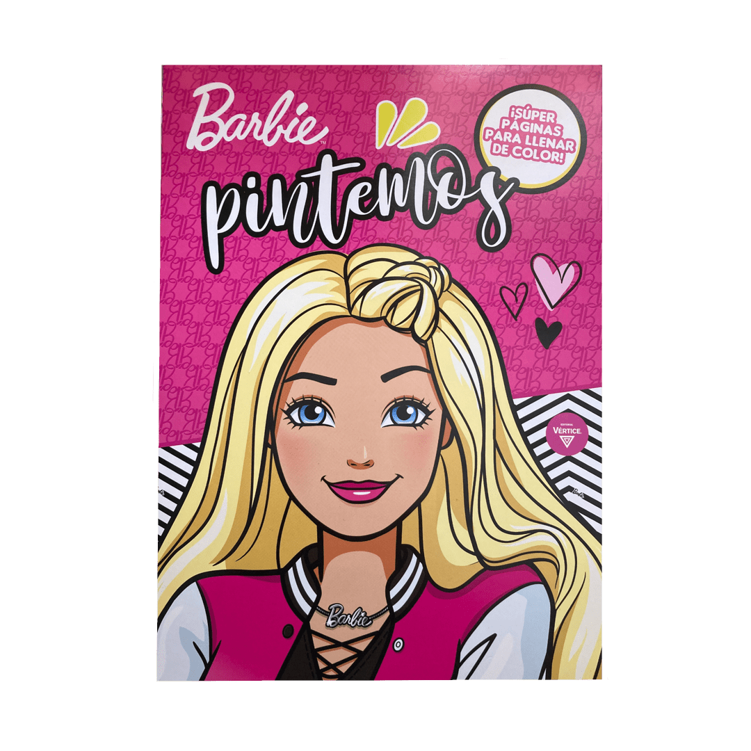 PACK PINTEMOS BARBIE GABBY HELLO KITTY CON LAPICES