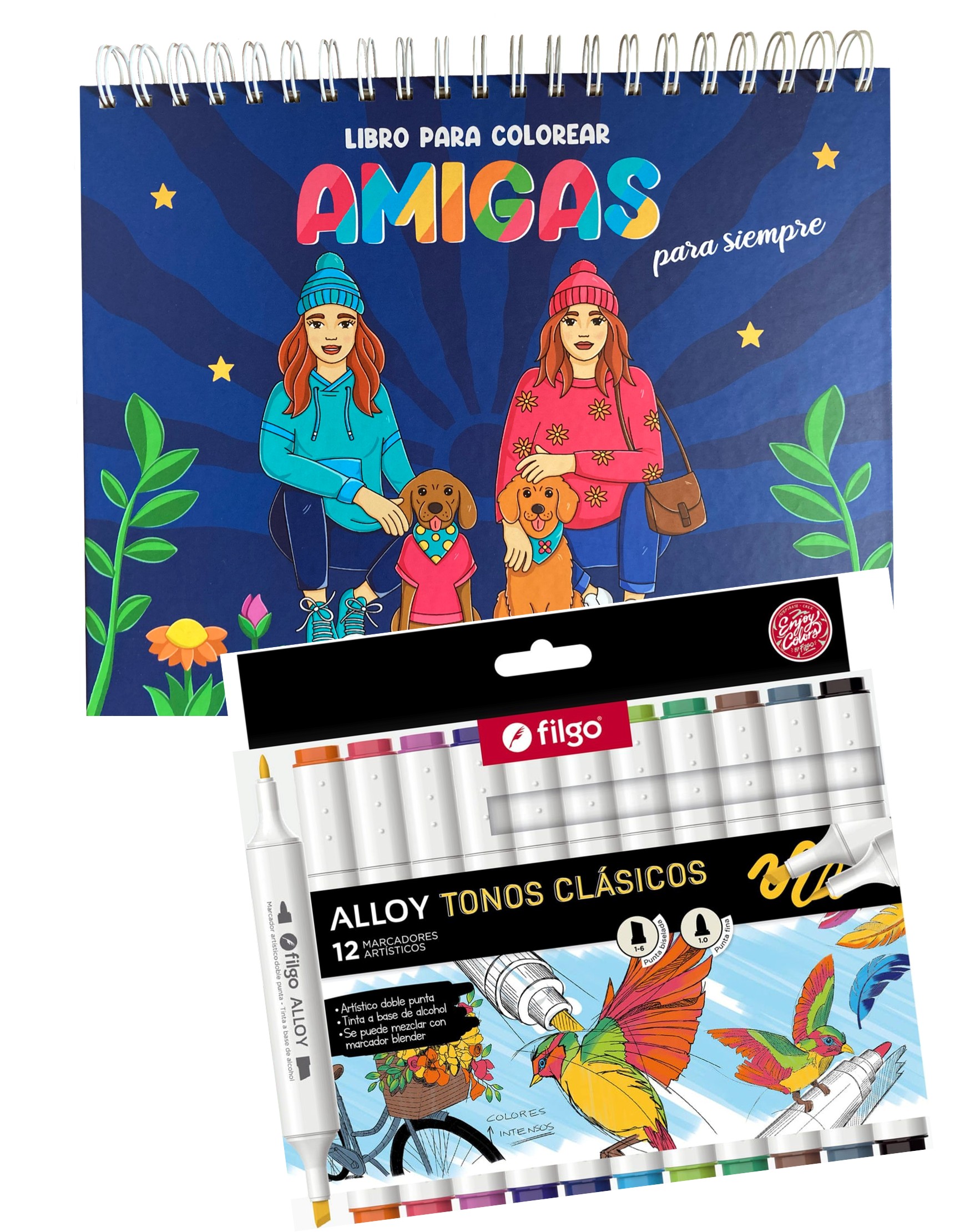 AMIGAS + ALLOY TONOS CLASICOS