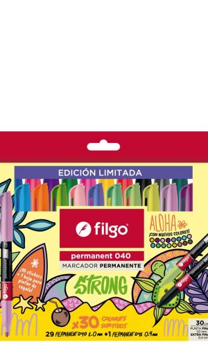 Marcador permanente Filgo Strong Aloha – 30 colores