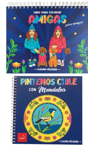 Amigas para siempre + Pintemos Chile con mandalas tapa dura
