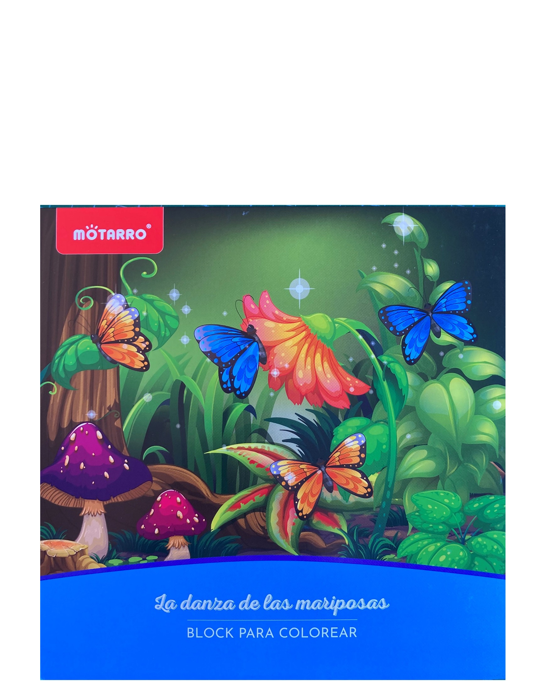 BLOCK PARA COLOREAR LA DANZA DE LAS MARIPOSAS