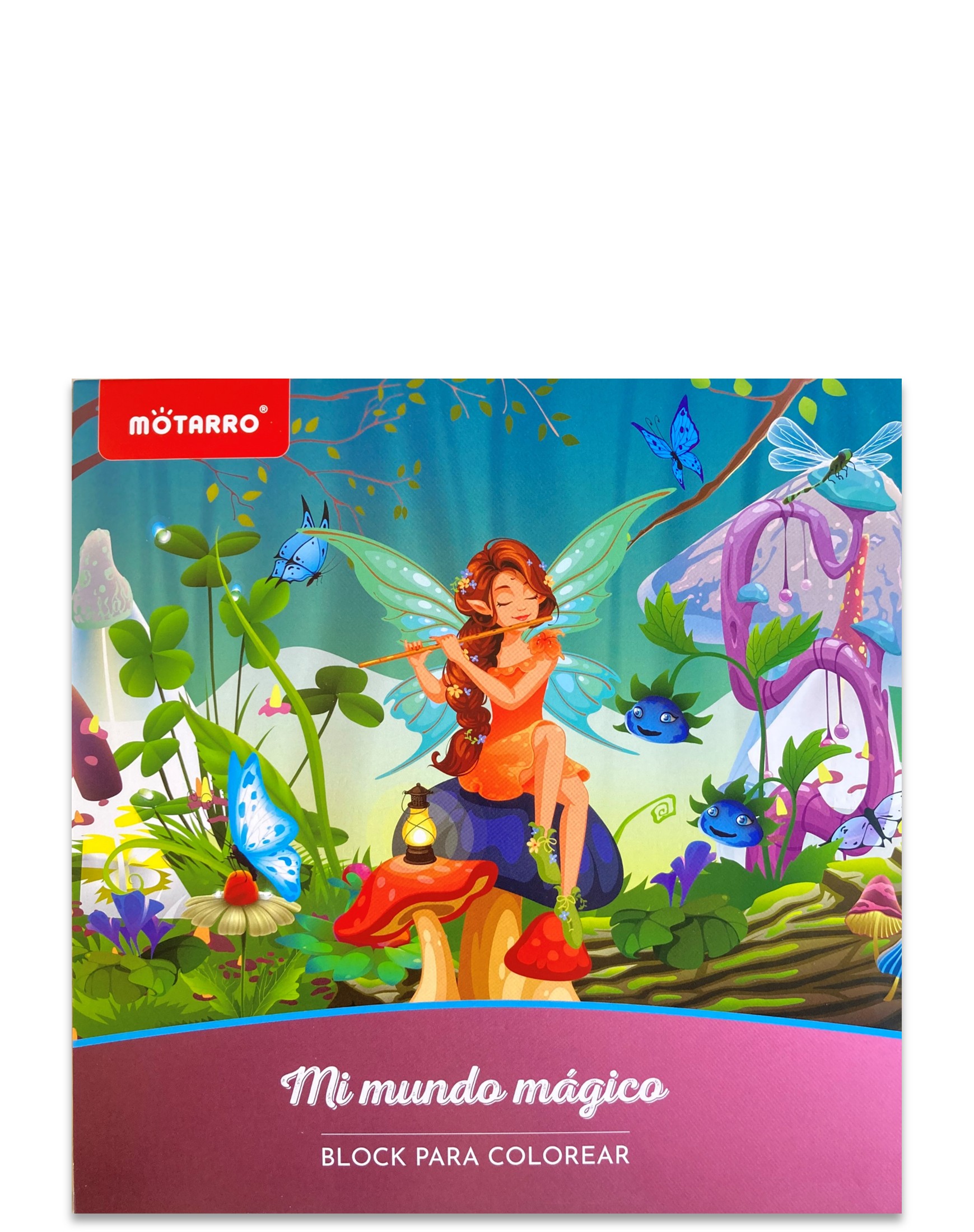 BLOCK PARA COLOREAR MI MUNDO MÁGICO