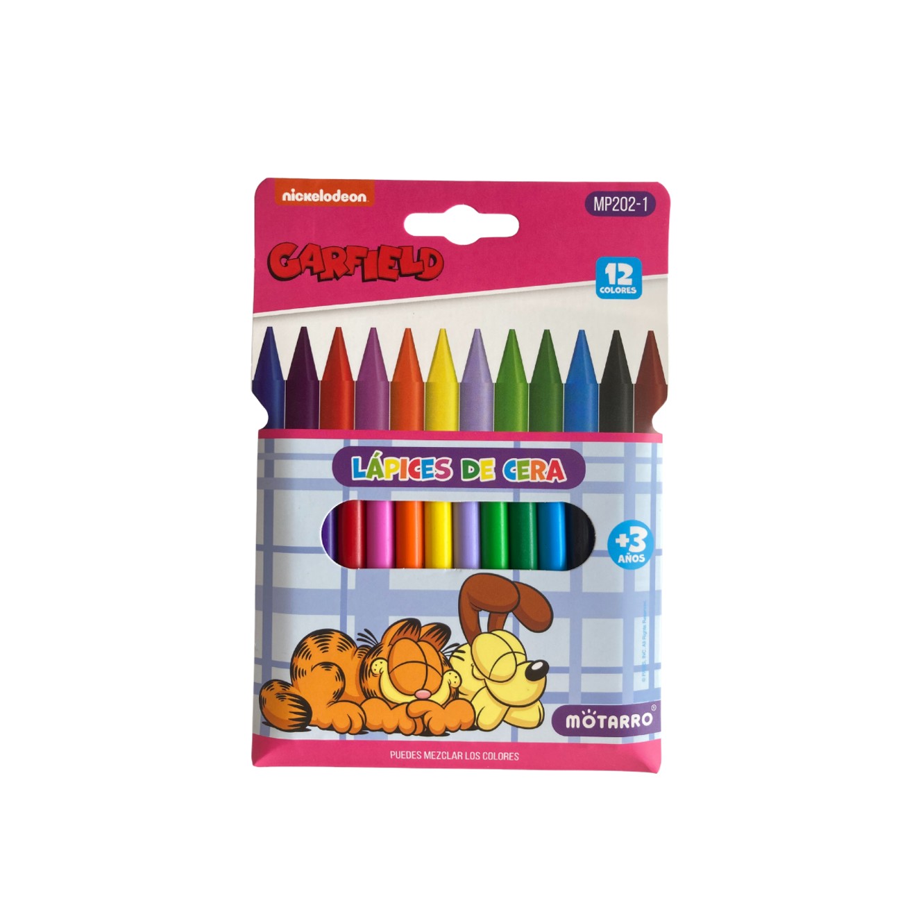 LAPICES DE CERA GARFIELD
