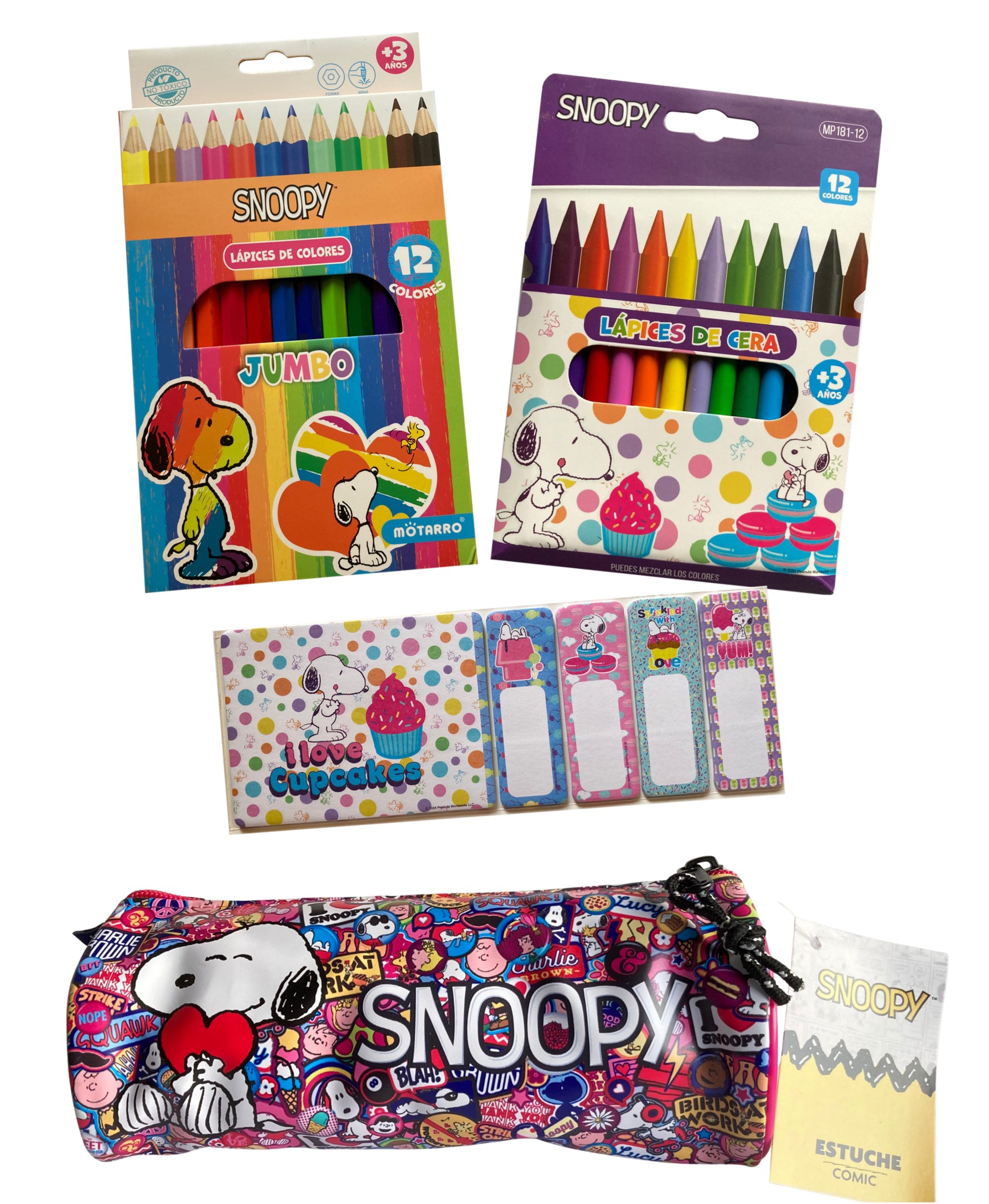 PACK ESCOLAR SNOOPY